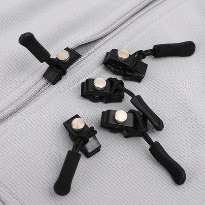 Portable Universal Detachable Zipper Slider for Bags, Coats, Clothes, Shoes & Boots with 3 Different Size (Small, Medium, Large) (Black)