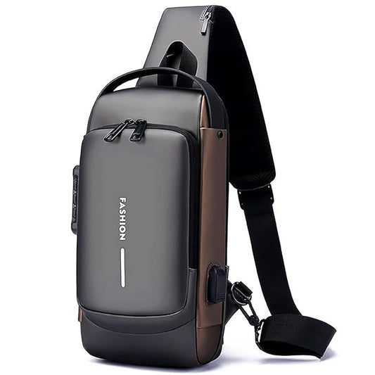 Crossbody Sling Bag for Men Women, Waterproof Casual Shoulder Bag